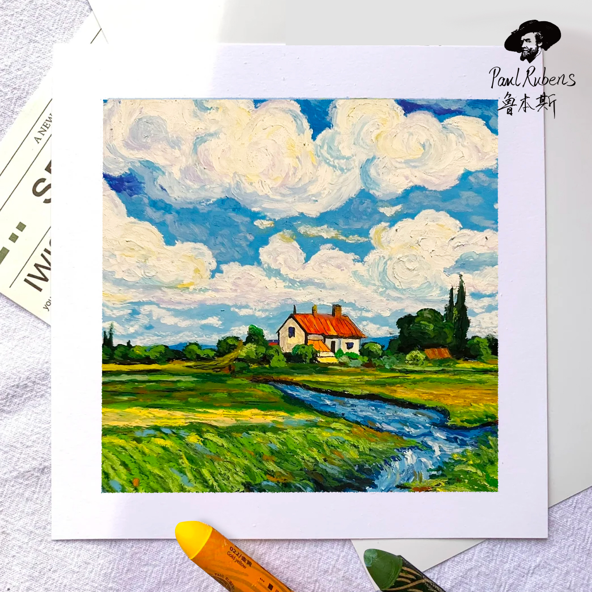 Paul Rubens 72-Color Oil Pastels Set (HAIYA) photo 8