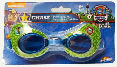 PAW Patrol Character Kid's Deluxe Swim Goggles Mask Age 3 Nickeloden Swimways 