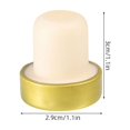 thumbnail image 2 of Homoyoyo 9Ud Tapones De Para Vino Color Dorado Con Combinaciones Prácticas Y Ecológicas, 2 of 8