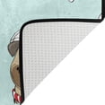 thumbnail image 4 of Coolnut Lightweight Soft Area Rugs 31x20 Inch, Christmas Dog and Candy Floor Mat Doormat for for Rooms Entrance Hardwood Floor Living Room 2'7" x 1'8"） Nursery Rugs, 4 of 6