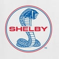 thumbnail image 2 of Wild Bobby, Shelby Cobra USA Logo Emblem Powered by Ford Motors, Cars and Trucks, Front and Back Unisex Crewneck Graphic Sweatshirt, White, Large, 2 of 4