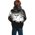thumbnail image 6 of Kll Unisex Kids Boys Girls Hooded Pocket Pullover Hoodies-Happy Halloween 1, 6 of 9