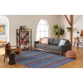 thumbnail image 3 of Safavieh Kilim Leon Striped Cotton Area Rug, Orange/Green, 9' x 12', 3 of 12