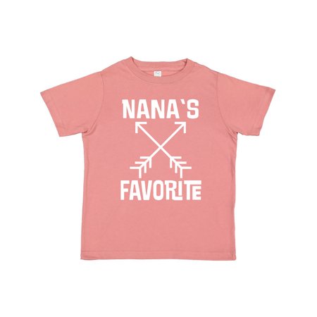 

Inktastic Nanas Favorite Grandson Gift Gift Toddler Boy or Toddler Girl T-Shirt