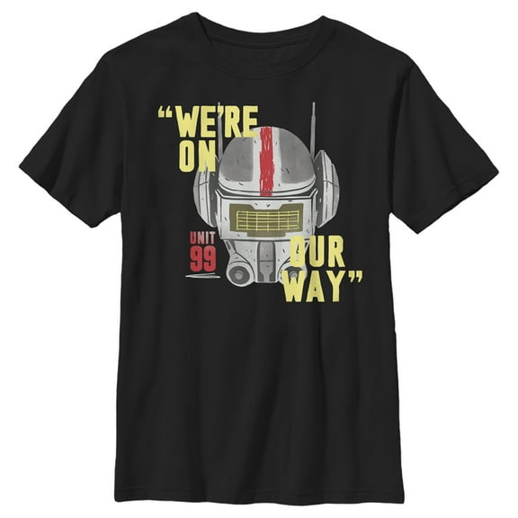Boy's Star Wars: The Bad Batch We're On Our Way  Graphic Tee Black Small