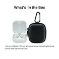 thumbnail image 7 of Sony LinkBuds Open True Wireless Earbud Headphones (White) Bundle with Knox Gear Hard Shell Earbud Case (2 Items), 7 of 7