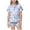 Sky Blue, variant on Youth Girl Outfit 2 Piece Shirt Bow Print Pants Pajama Able 3 To 13 Girls Summer Outfits,Watermelon Red,Size 140.00