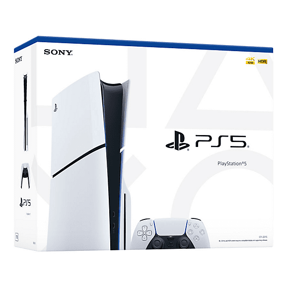 Sony, Video Game Console, White, 1, 1 PlayStation 5 Disc Edition Slim