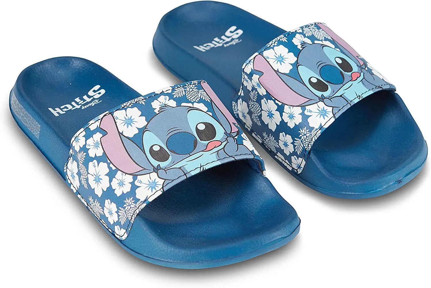 Disney Ladies Lilo and Stitch Slides Ladies Classic Lilo and Stitch Slide Sandals Lilo and