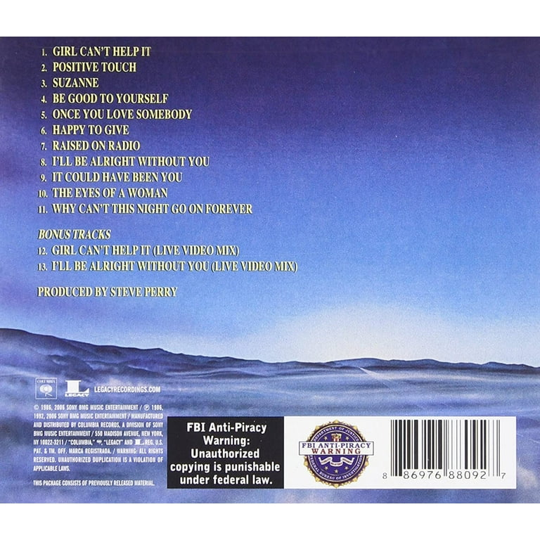Journey - Raised on Radio - Music & Performance - CD Journey - Raised on Radio - Music & Performance - CD