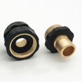 thumbnail image 6 of Fankenuo 4 Pcs Garden Hose Quick-Connect Fittings Heavy Duty Valve Garden Hose Connector B, 6 of 9