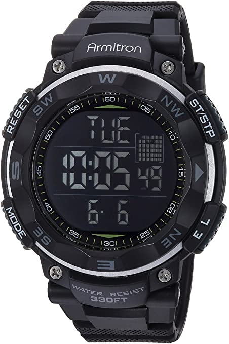 Reloj Sport Cronógrafo Digital ARMITRON 40/8254BLK Hombre 51mm