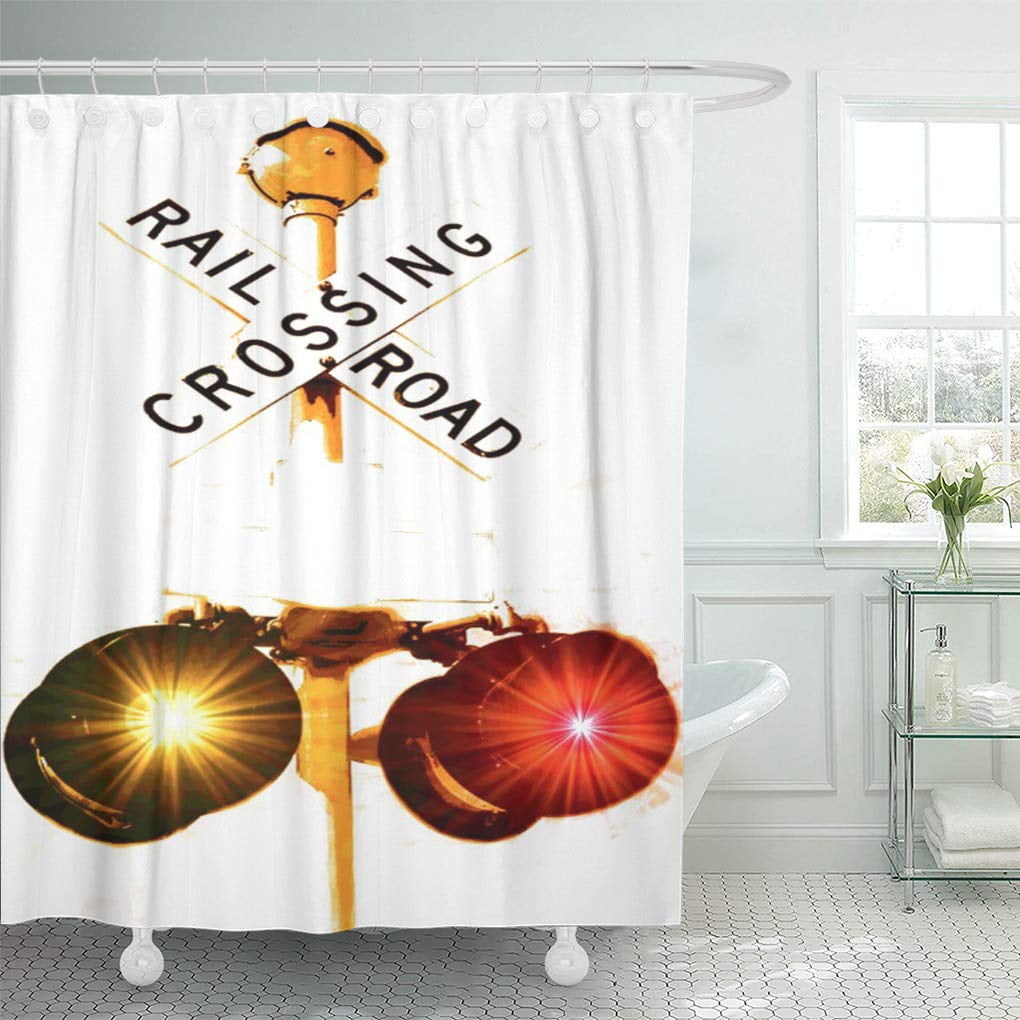 CYNLON Railroad Yellow and Red Lights Accessories Trains Scenery