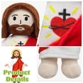 thumbnail image 4 of Peluche Yelakey Jesus de 33 cm para niños de Pascua, 4 of 6