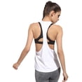 thumbnail image 2 of Womens Yoga Gym Sports Tops Shirts Tank Active Stretch Sleeveless Workout Vest, 2 of 3