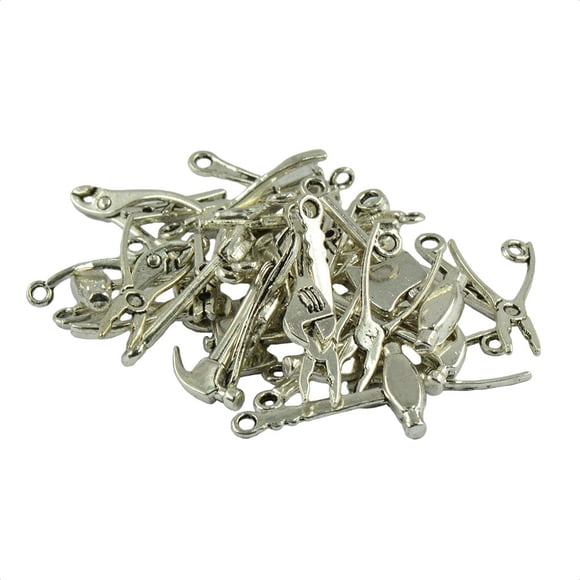 40 Piezas de Colgantes de Abalorios de Herramientas, Herramienta de Lve para de Hacha, Accesorios de Bricoje BLESIY TOOL Charms Colgantes