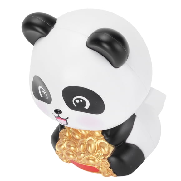 Solar Powered Panda Figurine, Auto Nodding Car Dashboard Decoration for Car Interior
