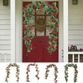 thumbnail image 5 of COM1950s 1 Pc 68.8In Red Berry Christmas Garland,Flexible Artificial Berry Garland for Indoor Outdoor Home Fireplace Decoration for Winter Christmas Holiday New Year Decor, 5 of 7
