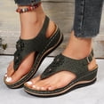 thumbnail image 4 of Ketyyh-chn99 Platform Sandals Shoes Ladies Slippers Women's Wedge Sandals Open Toe Fashion Dress Shoes for Woman Lady Dance Evening Party AG,6.5, 4 of 5