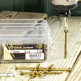 thumbnail image 5 of #10 X 3 Sabredrive Tan Xl1500 Tornillos Para Cubierta Multiusos Star Drive Exteriores Recubiertos 1 Lb Aprox. 62 Piezas, 5 of 5