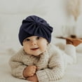 thumbnail image 3 of Busydd 0-6 Months Baby Hat and Gloves Set 2 Piece Winter Sets Warm Winter Solid Color Cotton Accessories Fashion Thermal Knit Hats Gloves for Infant Newborn, 3 of 3