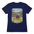 thumbnail image 2 of Disney Pixar Hoppers Greeting From The Pond Women's T Shirt (Navy, S-2XL), 2 of 4