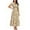 #545-Orange, variant on Women's Summer Maxi Dresses Boho Vacation Sundress Wrap V Neck Floral Ruffle Sleeve Fitted Waist A-Line Long Dress