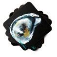 thumbnail image 2 of Carolines Treasures MW1029FC Oyster Goldie Foam Coaster Set of 4 3 1/2 x 3 1/2 multicolor, 2 of 3