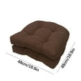 thumbnail image 4 of InsCrazy Rocking Chair Cushions Cushion Garden Chair Patio Sofa Cushion Rattan Chair Indoor Outdoor Patio Seat Cushion, Porch Swings Cushion 20 X 45 inches, 4 of 7