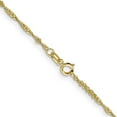 thumbnail image 4 of Auriga Fine Jewelry 10K Yellow Gold 1.4mm Singapore Chain Necklace 20inch for Women, 4 of 6