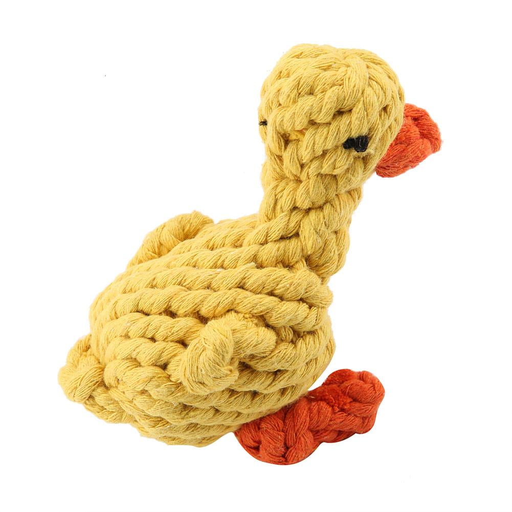 duck rope dog toy