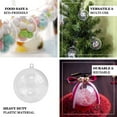 thumbnail image 4 of Efavormart 12 Pack - 3" Clear Fillable Ornament Balls, Candy Container Favors for Wedding, Bridal Shower, Baby shower, Birthday, Candy Jars Decorations, 4 of 11
