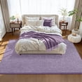 thumbnail image 3 of Noahas Soft Low Pile Rug Modern Area Rugs for Bedroom Living Room,Suitable for Boys Girls Teenagers and Adults with Super Soft Touch , Purple , 6' x 9', 3 of 8