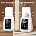 thumbnail image 4 of HIBIBUD 2026 New Bottle Warmer Compact Convenient Portable Bottle Warmer Efficient Bottle Warmer on the Go for Travel Home Car White&Pink 110V, 4 of 7