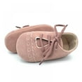 thumbnail image 5 of Baby Kids Soft Sole Moccasin Boys Girls Toddler Suede Leather Crib Shoes,0-18M, 5 of 10