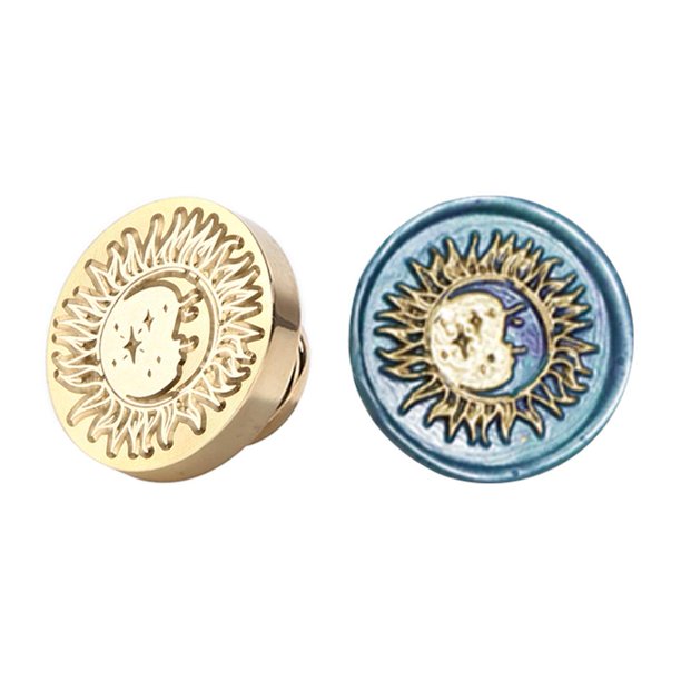 Cuadros Decorativos Cabezal de sello de cera de sellado abstracto Vintage de 25mm herramientas de Hobby para sobres DIY (H)