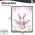 thumbnail image 4 of Stupell Industries Eclectic Woodland Bunny Forest Fairy Black Framed Giclee Art, 24 x 30, by LSR Design Studio, 4 of 8