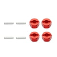 thumbnail image 4 of 4x Bujes de Rueda Hexagonales de Aleación de Aluminio 1:16, Accesorios Duraderos de 12mm, Reemplaza a Los Resistentes para 16207 16210 RC Modelo de Co Rojo, 4 of 7