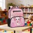 thumbnail image 2 of Jeiento Axolotl 13.5 Inch Lightweight Toddler School Bag for Preschool, Pink Kids Backpack for 2-5 Year Old Girls, 5 Compartment Bookbag, 2 of 7