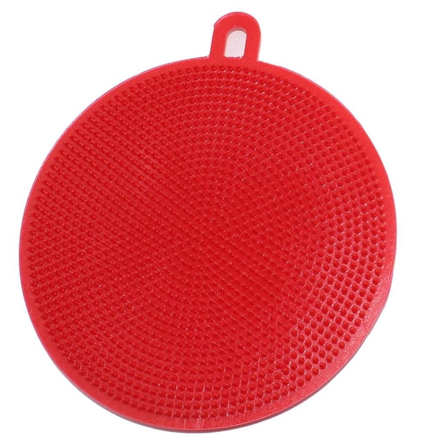 Naiovety /olla/ de silicona para lavar, cepillo sin moho, herramientas de limpieza para el hogar y la cocina Suministros de limpieza para el hogar rojo