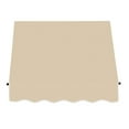 thumbnail image 2 of Awntech 3.38 Ft New Orleans Fixed Awning Canopy with Twisted Rope Arms (40.5in x 31in x 24in), Tan, 2 of 2
