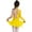 Yellow, variant on Alvivi Kids Girls Mesh Spliced Figure Ice Skating Dress Ballerina Leotard Dancewear