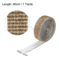 thumbnail image 2 of Unique Bargains 3Roll 1 Yard 8mm Self Adhesive Crystal Rhinestone Ribbon for Crafts Project, Bright Yellow, 2 of 5