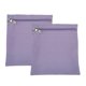 thumbnail image 1 of 2 piezas de bolsillo cosido con cremallera, bolsa de almacenamiento móvil, lona de fácil instalación púrpura, 1 of 9