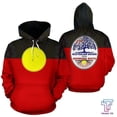 thumbnail image 3 of Novedades en sudaderas y sudaderas Sudadera con capucha aborigen de Australia Sudadera con capucha con estampado 3D para hombres Abrigo tipo jersey Ropa de moda urbana para niños, 3 of 5
