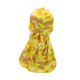 thumbnail image 4 of Pañuelo de imitación de seda cómodo y resistente para raperos, de secado rápido, estilo hip hop, con calavera. Amarillo, 4 of 9