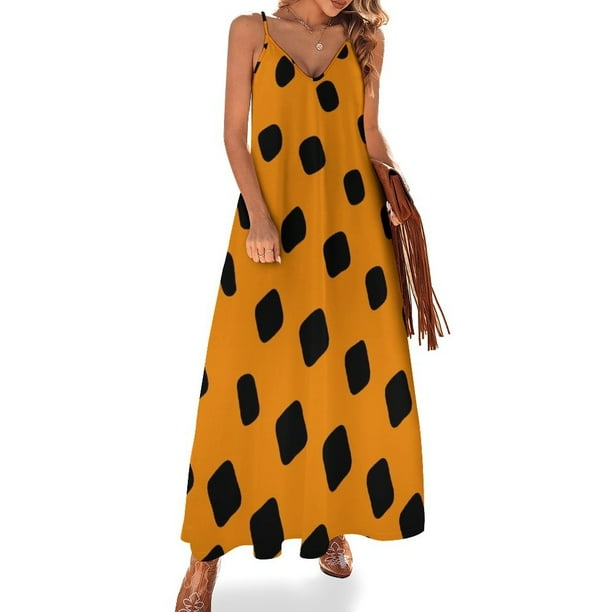 Nuevo vestido sin mangas de lunares abstractos, ropa de mujer, vestidos de cóctel, vestidos para eventos especiales, vestido sexy para mujer