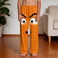 thumbnail image 5 of Qunyiney Funny Pants for Boys Graphic with Pockets Pants Relaxed Fit Beach Elastic Waist Wide Leg Pants Size 11, 5 of 9