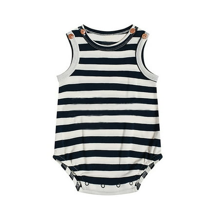 

WuLIQna Baby Boys or Girls Pajamas Cotton Short Sleeve Zipper Romper Jumpsuits Sleep and Play 3-24 Months Baby Short Sleeved Toddler Romper Summer Cool Breathable Vest Romper