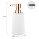 thumbnail image 4 of Botella vacía, contenedor de líquido, bomba, dispensador de botellas, botellas de ducha para baño blanco, 4 of 4